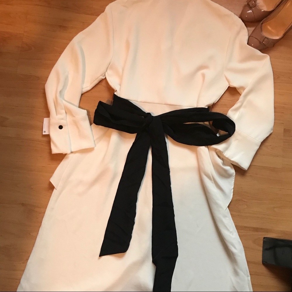 NWT Zara contrast belt dress - Picture 7 of 8